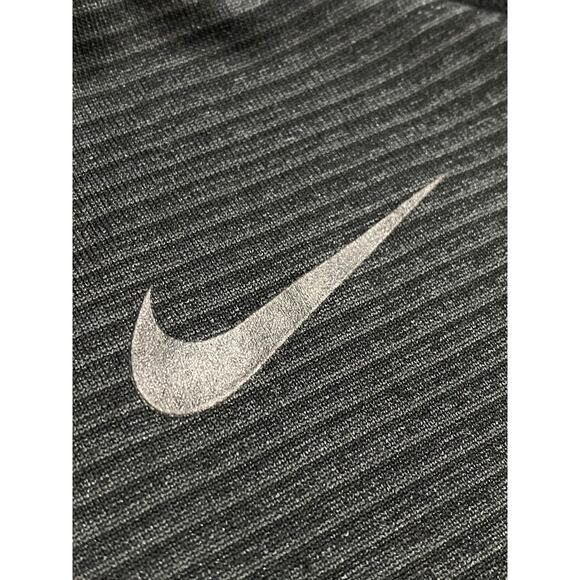 Nike men’s Dri-Fit Long Sleeve Shirt With Hood- Black Size XL - Picture 7 of 8